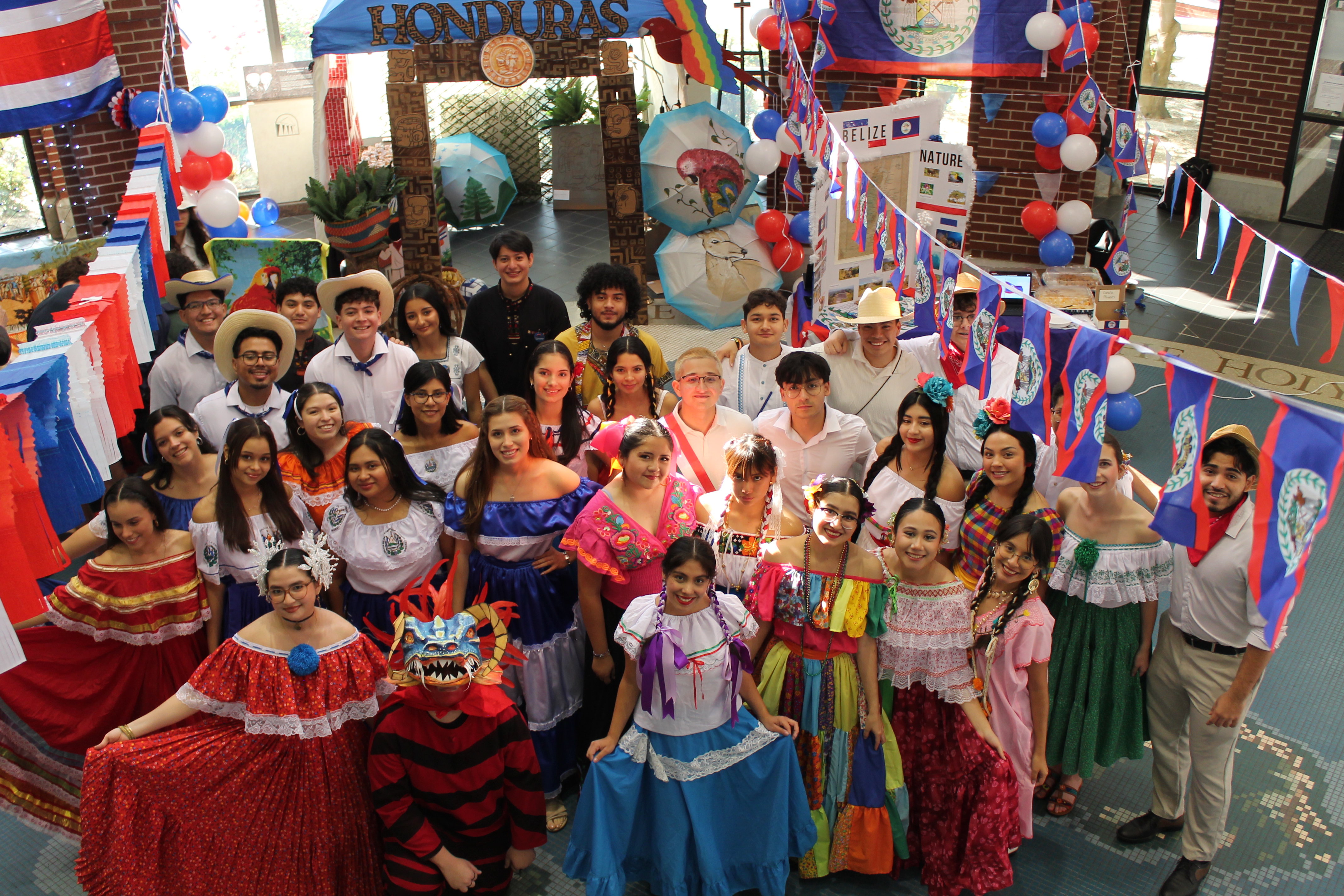 Group of student at Latin Fest