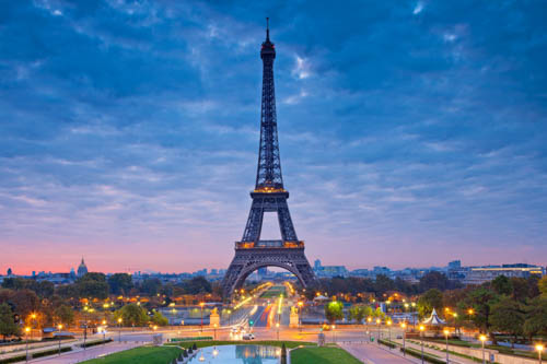 This is a stock photo of Paris.