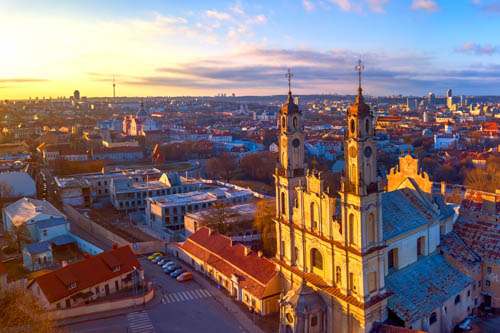 This is a stock photo of Lithuania. 