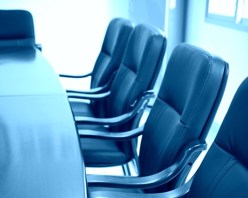 Office chairs in a meeting room