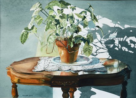 Study in Light, a watercolor picture by Harding faculty John Keller.