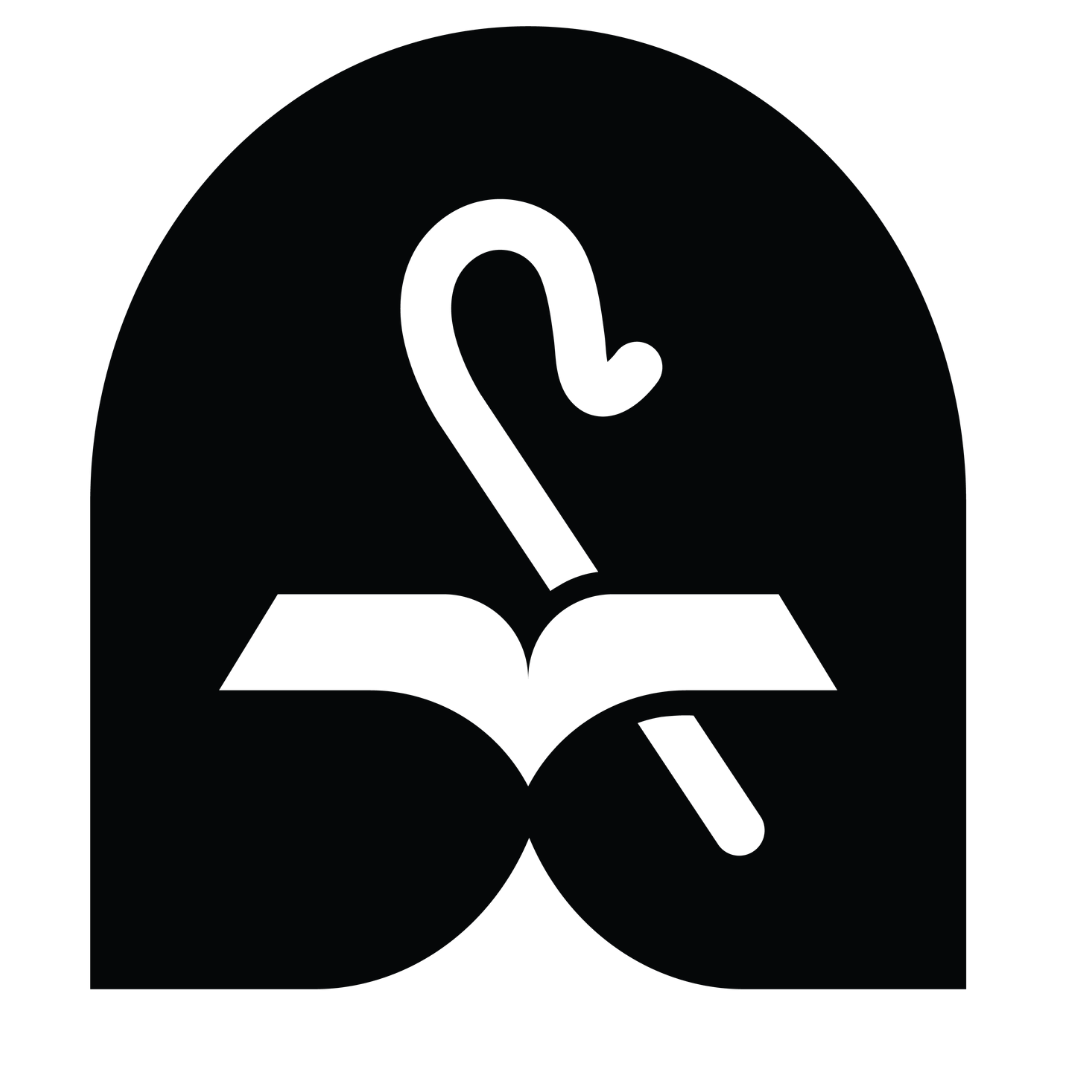 Logo for Mid-South Shepherding Conference, showing a staff above an open book
