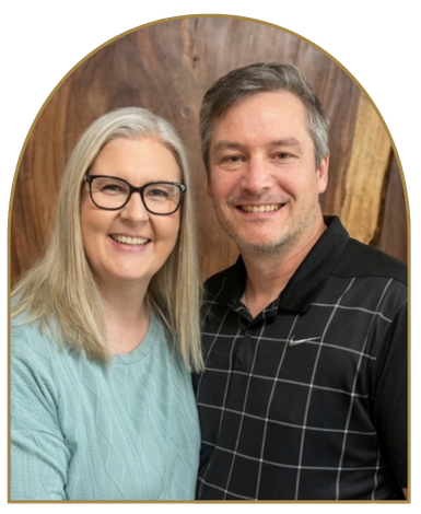 Keith and Angela English, Smiling