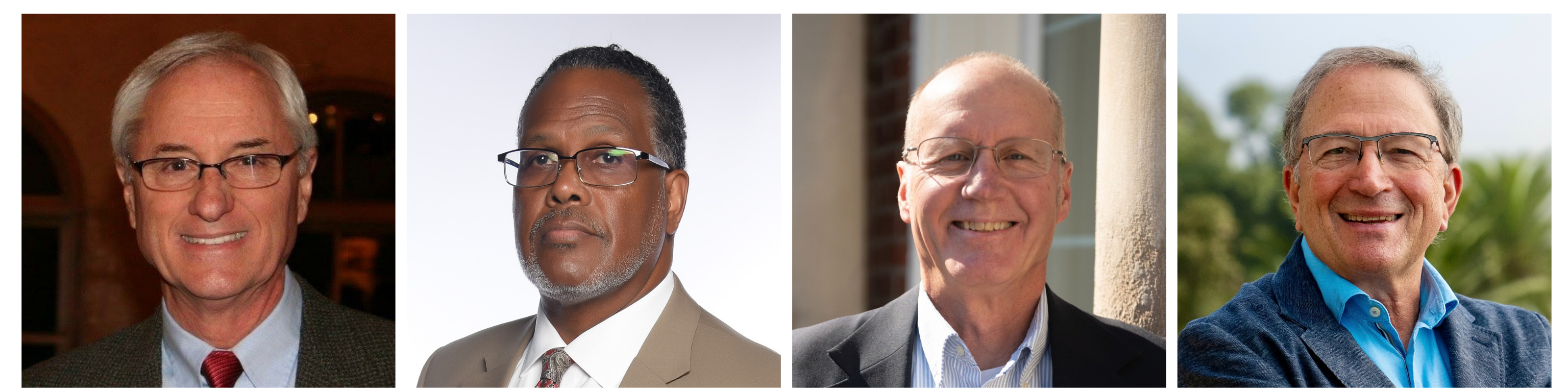 Headshots of Jimmy Adcox, Sammie Berry, Dave L.Bland, & Mike Cope