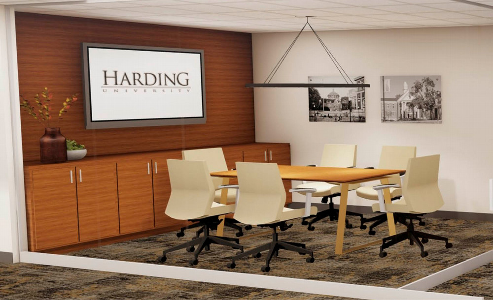 A digital rendering of the Center of Accountancy conference room.
