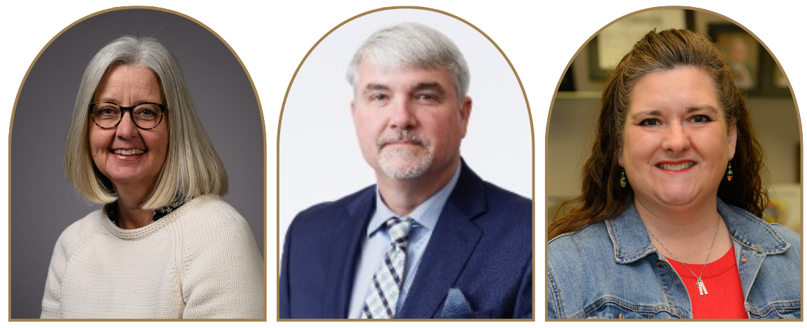 Dr. Melanie Meeker, Paul Chapman, Dr. Kathy Helpenstill