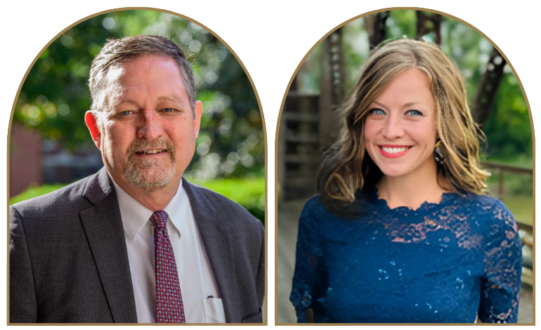 Dr. Monte Cox an d Rachel Wisdom