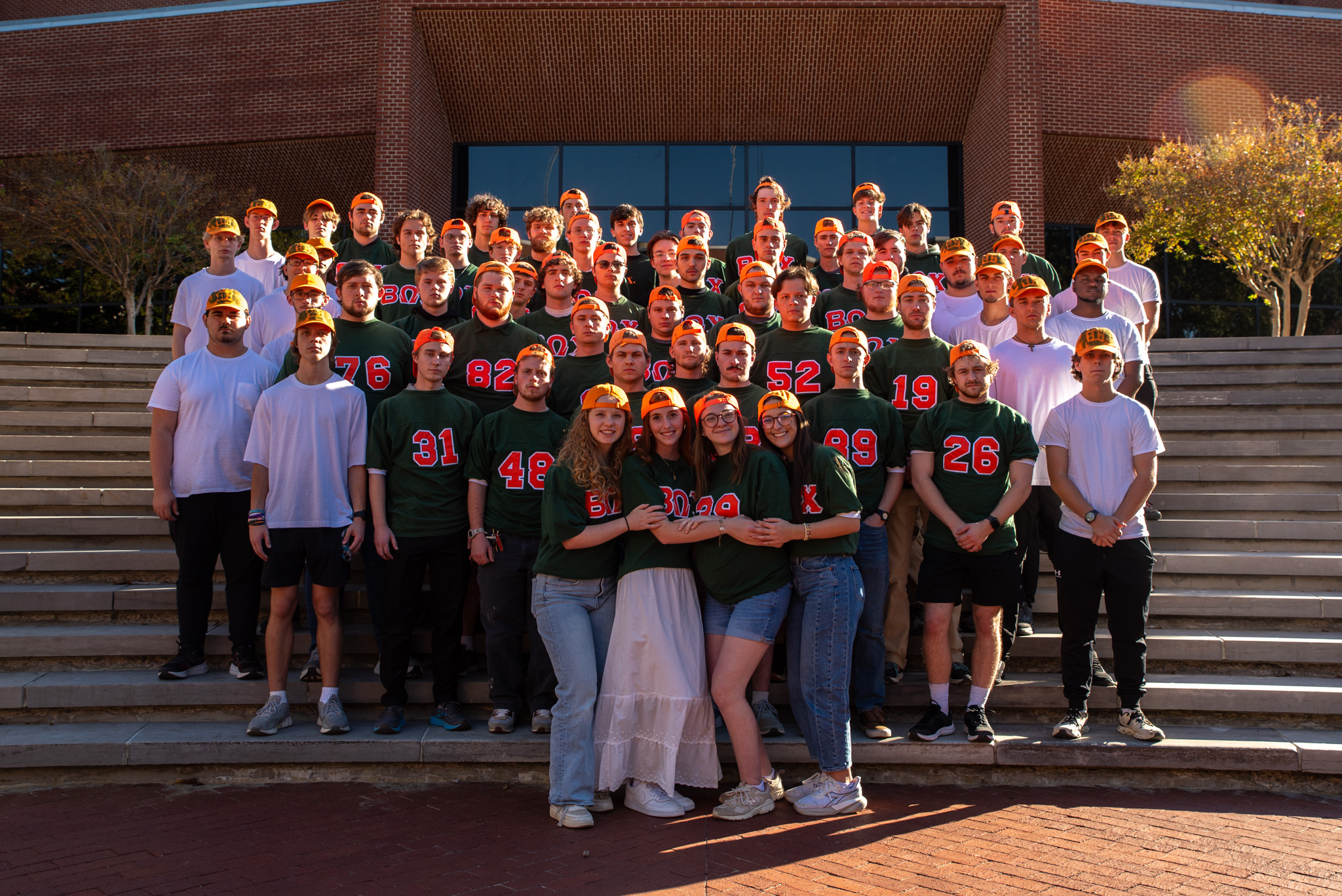 Group photo of Beta Omega Chi club