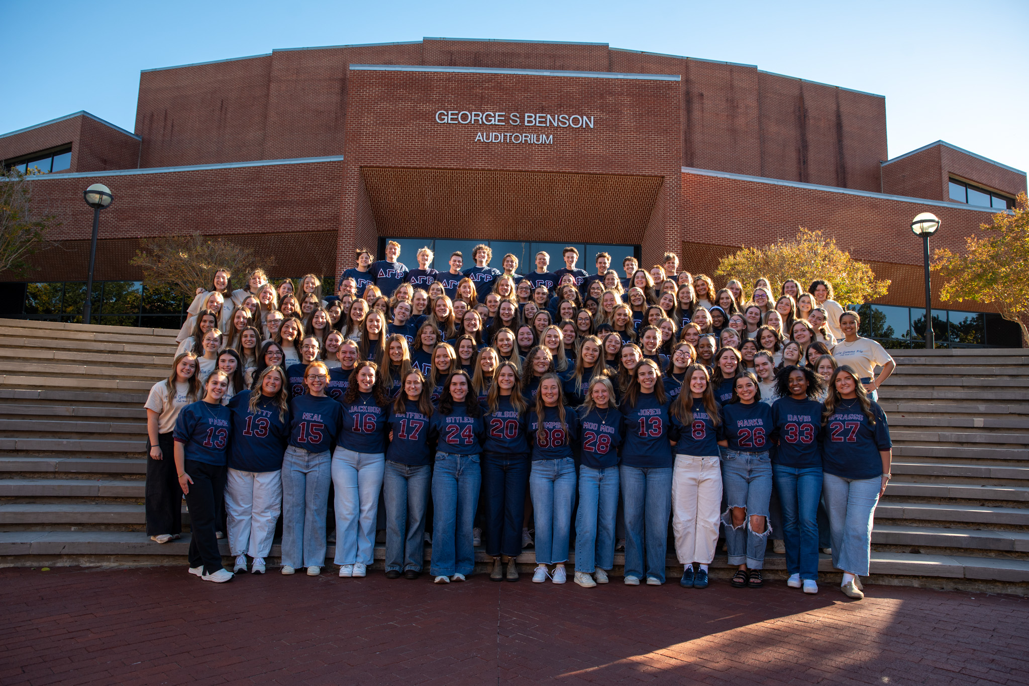 Group picture of the Delta Gamma Rho club