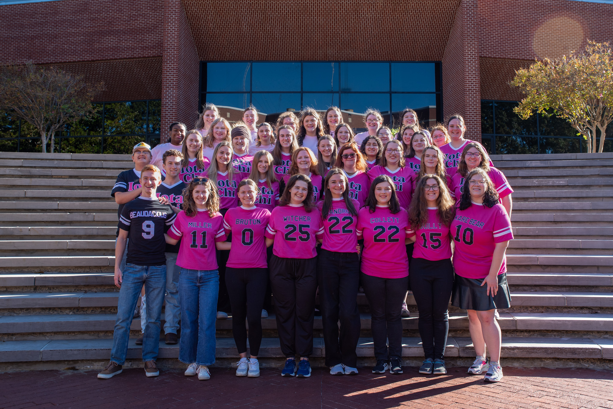 Group picture of the Iota Chi club