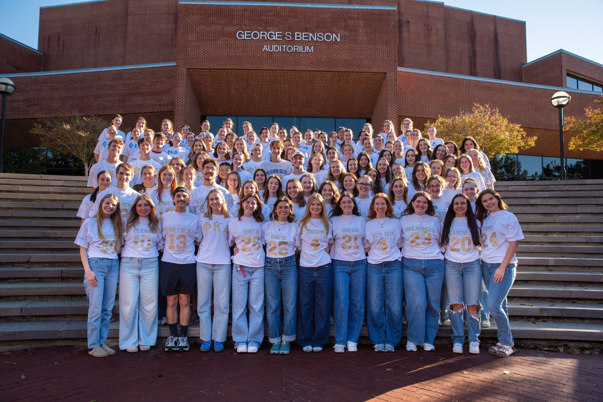 Group picture of the Phi Kappa Delta club