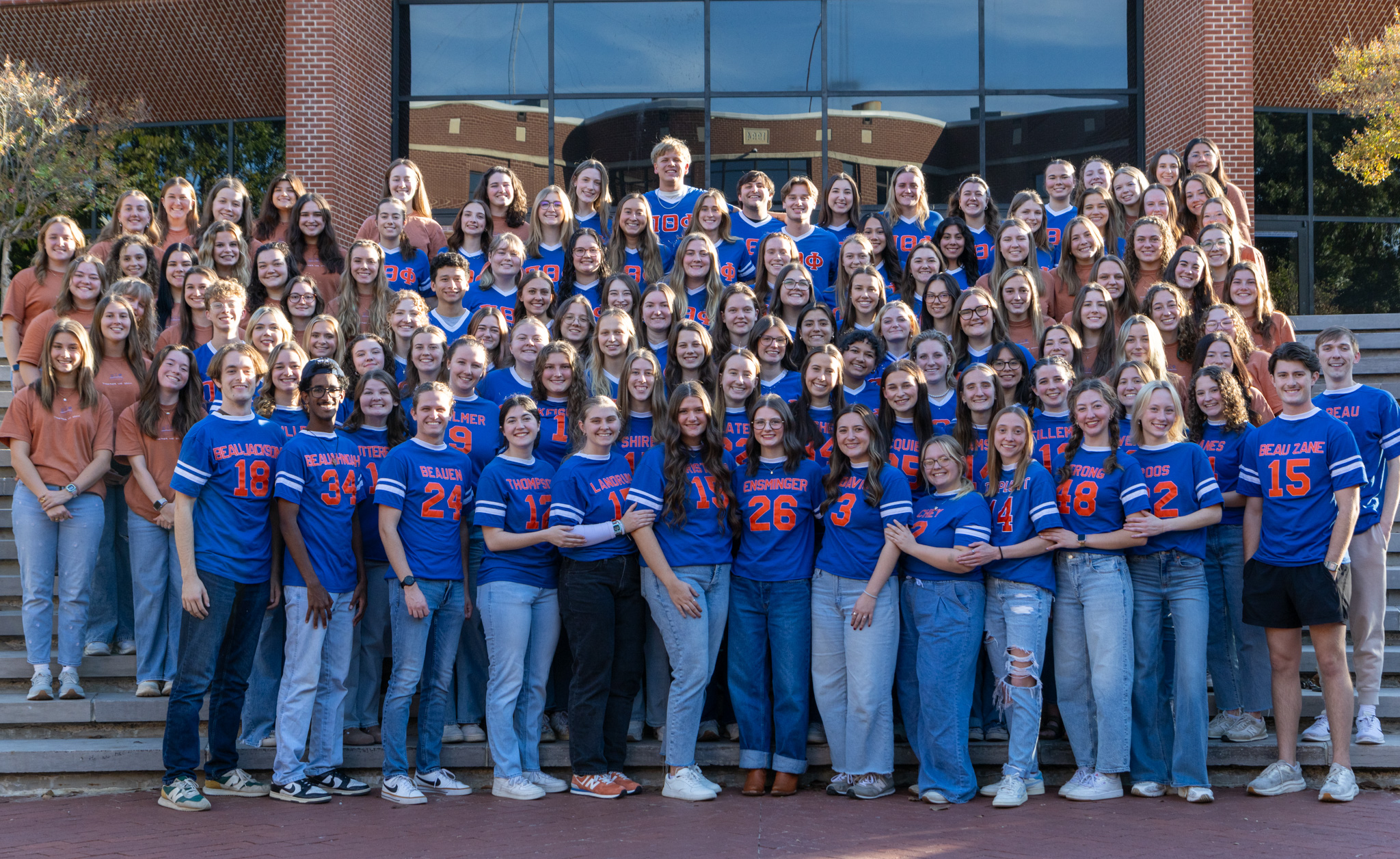 Group picture of the Pi Theta Phi club