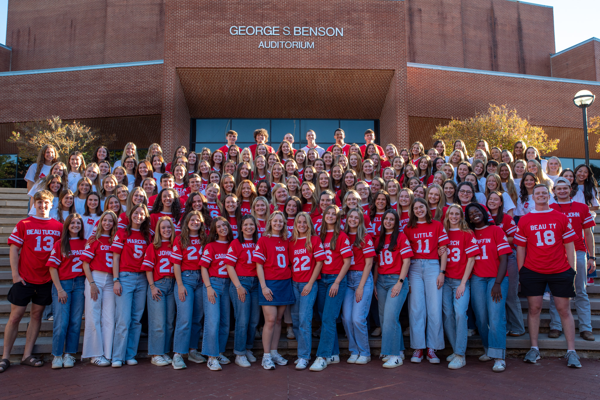 Group picture of the Zeta Rho club